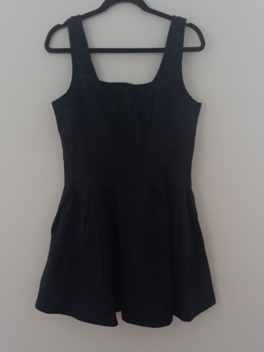 Georgie Smocked Strap Neckline Fit-and-Flare Pleat Mini Dress #3894